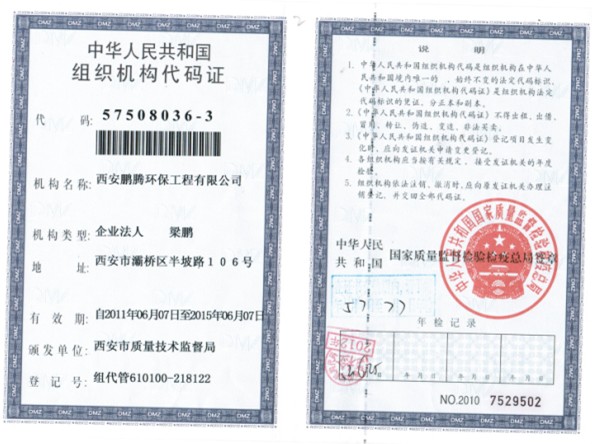 組織機(jī)構(gòu)代碼證